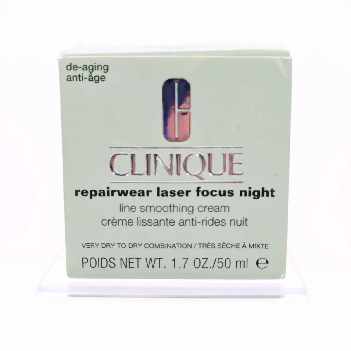 Repairwear Laser Focus Night Line Smoothing Cream 1.7 Oz Women Usa by Clinique
