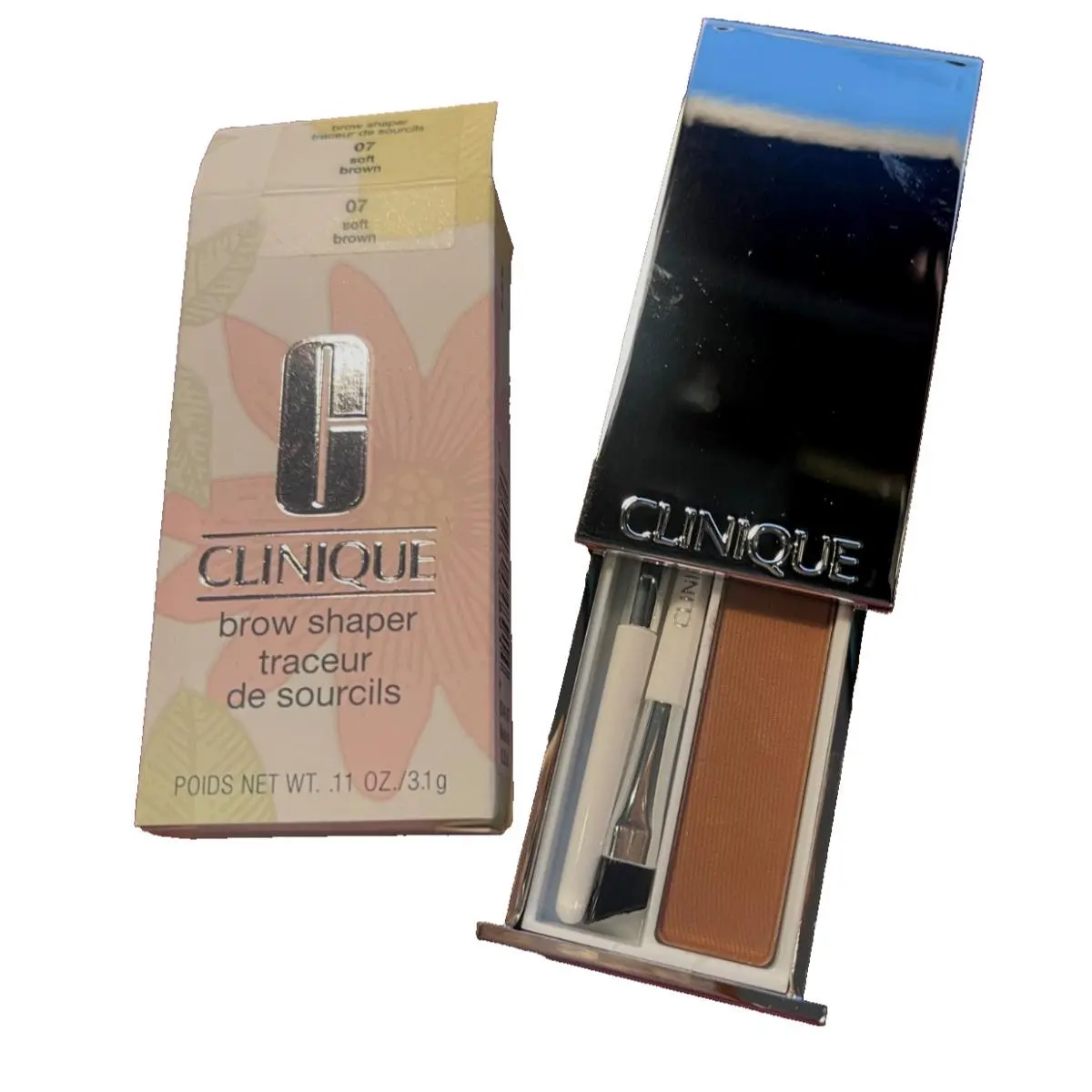 Brow Shaper Eyebrow Powder in 07 Soft Brown- Boxed by Clinique