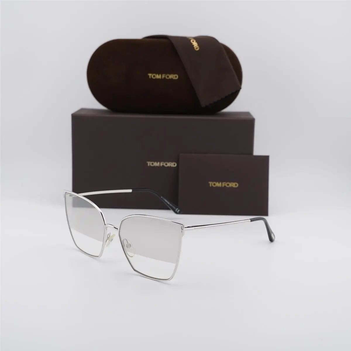 Tom Ford FT0653/S 18C Silver/silver Mirror 59-15-140 Sunglasses