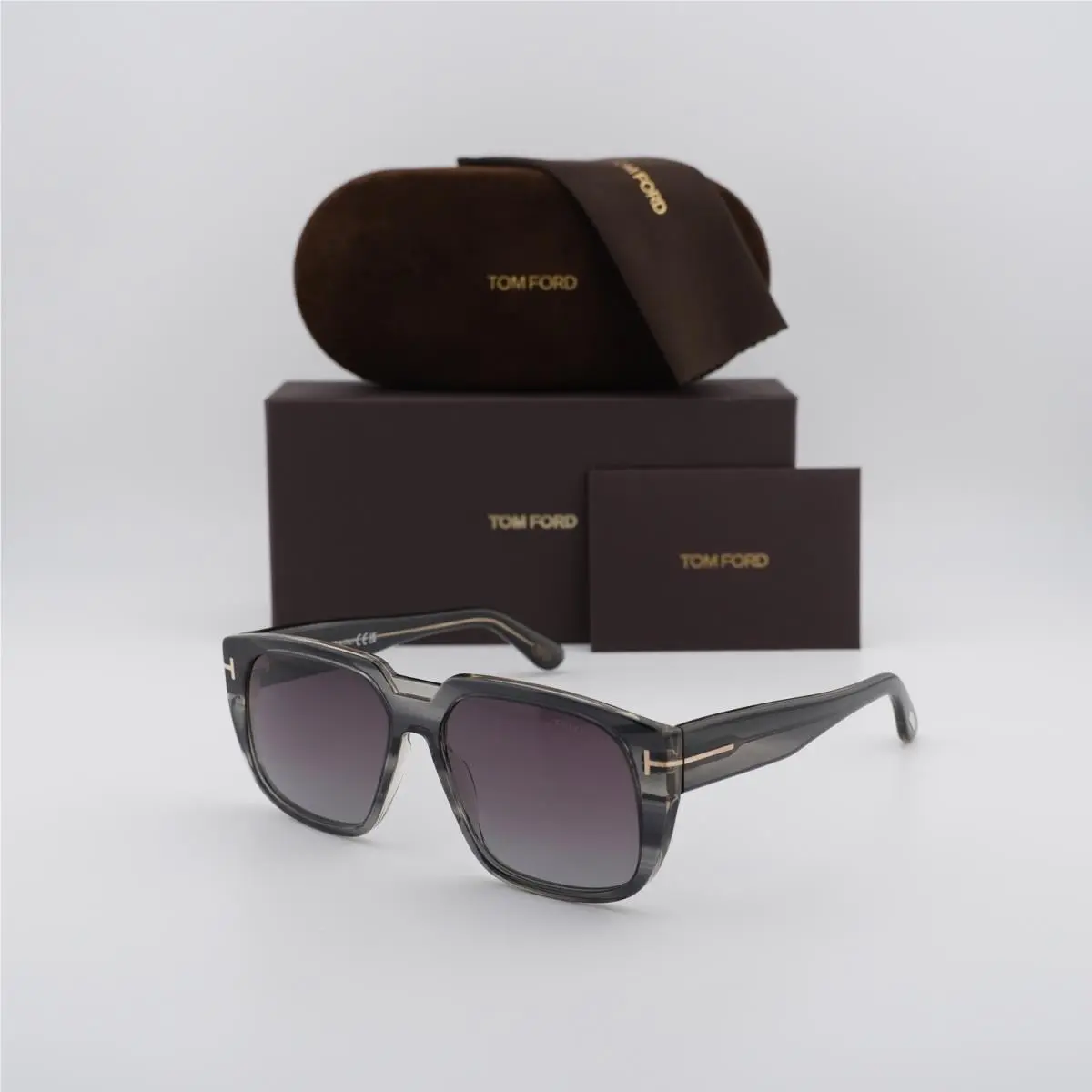 Tom Ford FT1025 56F Smoked Havana/gradient Brown 56-15-145 Sunglasses
