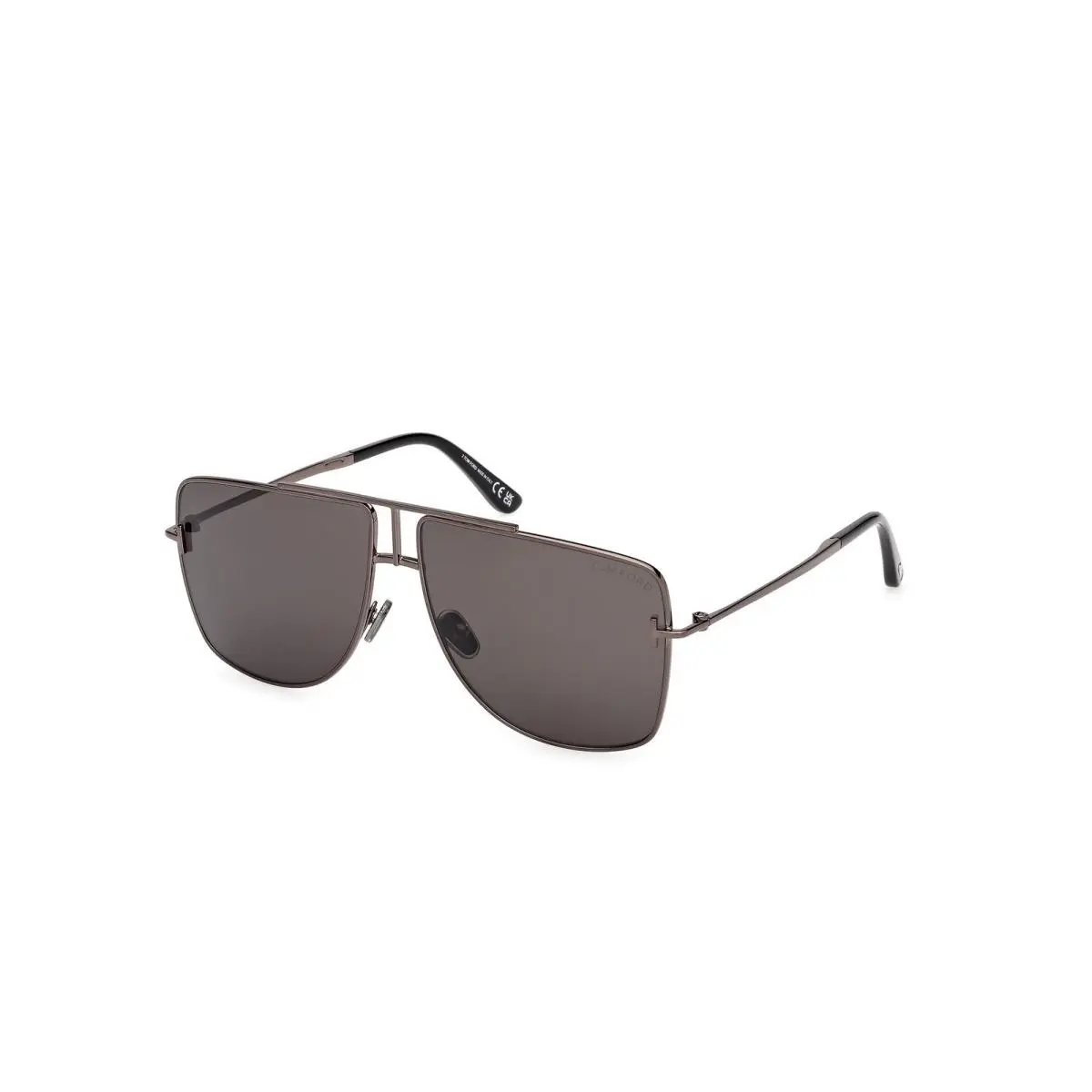 FT 1307 Shiny Gunmetal / 08A Size 59 Sunglasses by Tom Ford