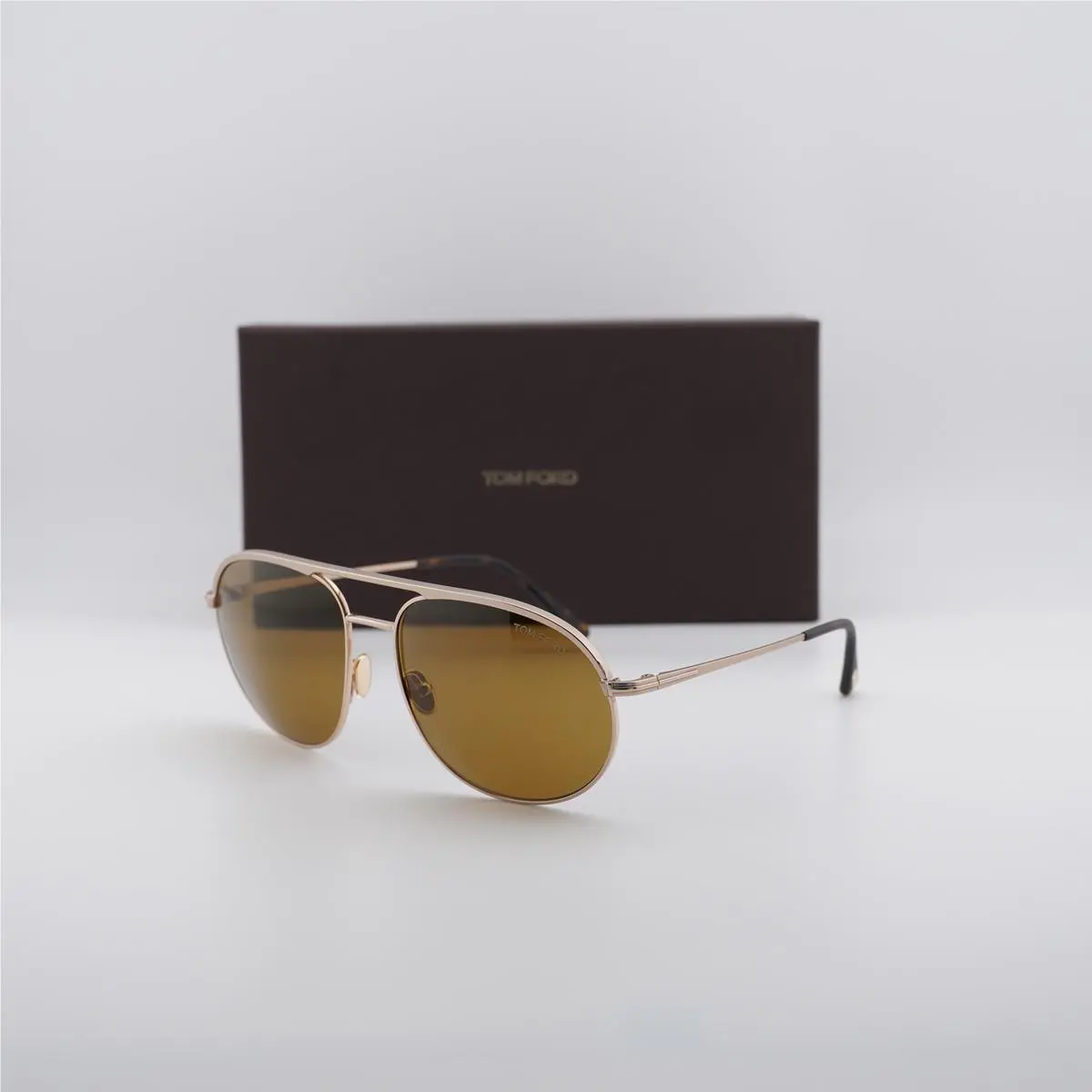 FT0772 29E Matte Rose Gold/brown 61-17-140 Sunglasses by Tom Ford