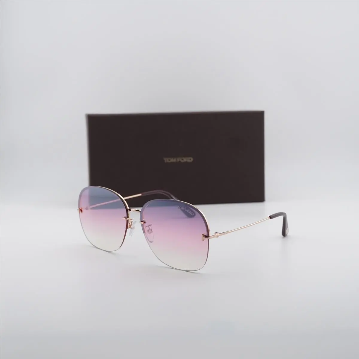 FT0794-H 28Z Shiny Gold/purple Gradient 62-13-140 Sunglasses by Tom Ford