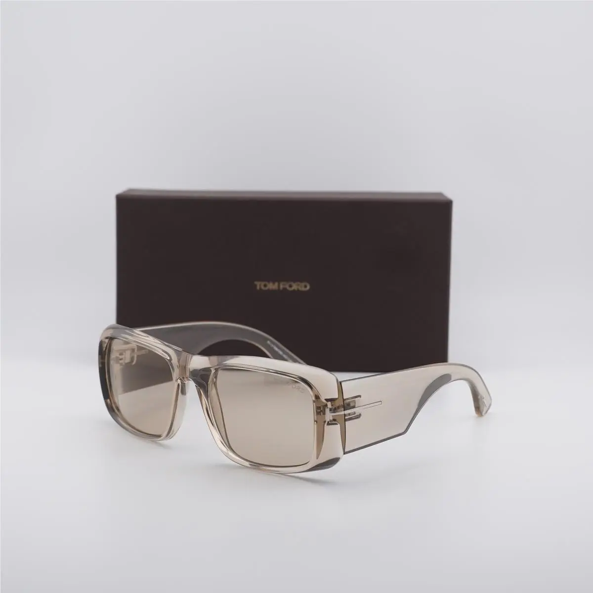 Tom Ford FT0731 20A Translucent Brown/light Brown 58-20-140 Sunglasses