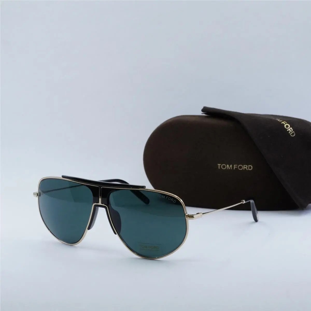FT0928 28V Gold/blue 61-12-140 Sunglasses by Tom Ford