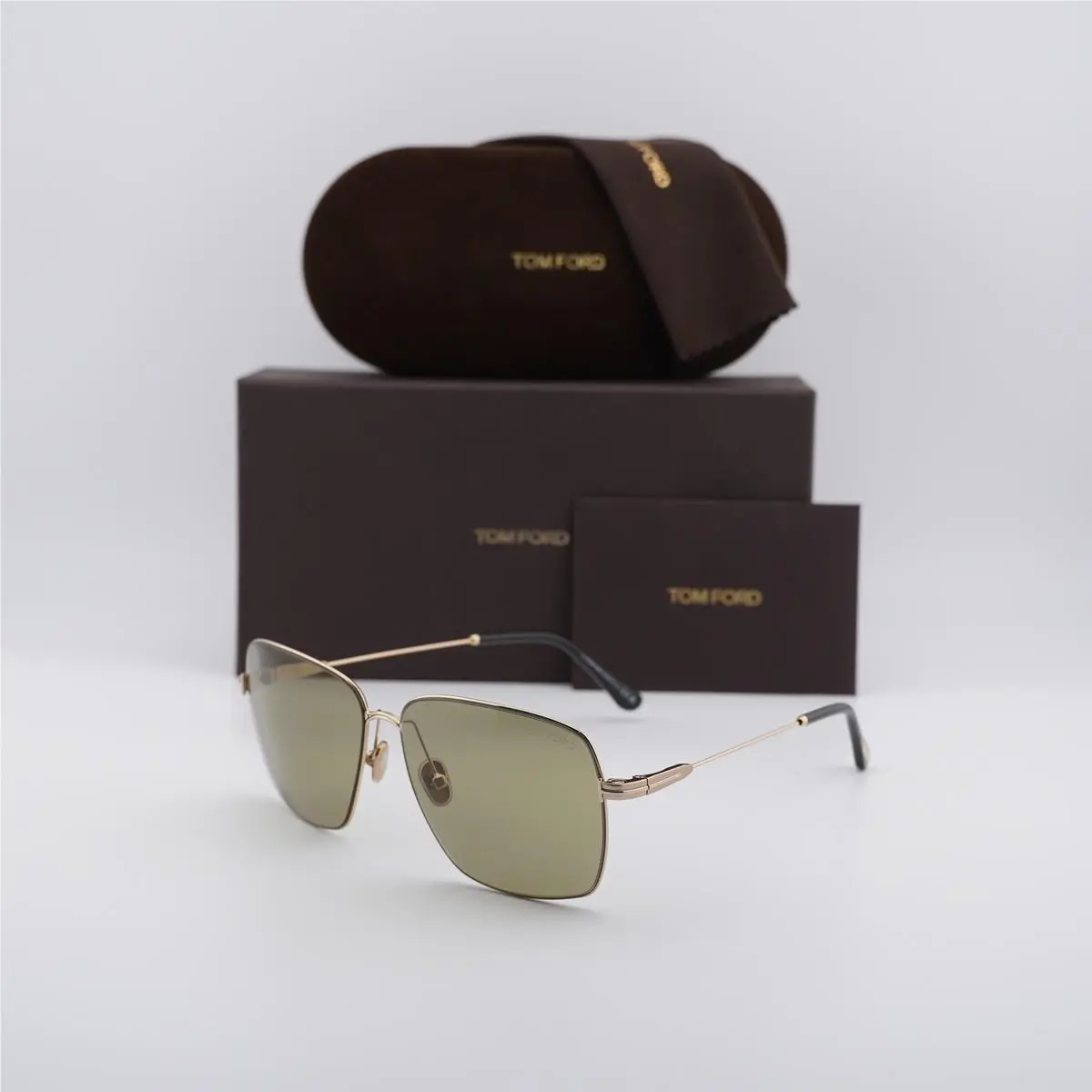 FT0994 28N Rose Gold/green 58-13-145 Sunglasses by Tom Ford