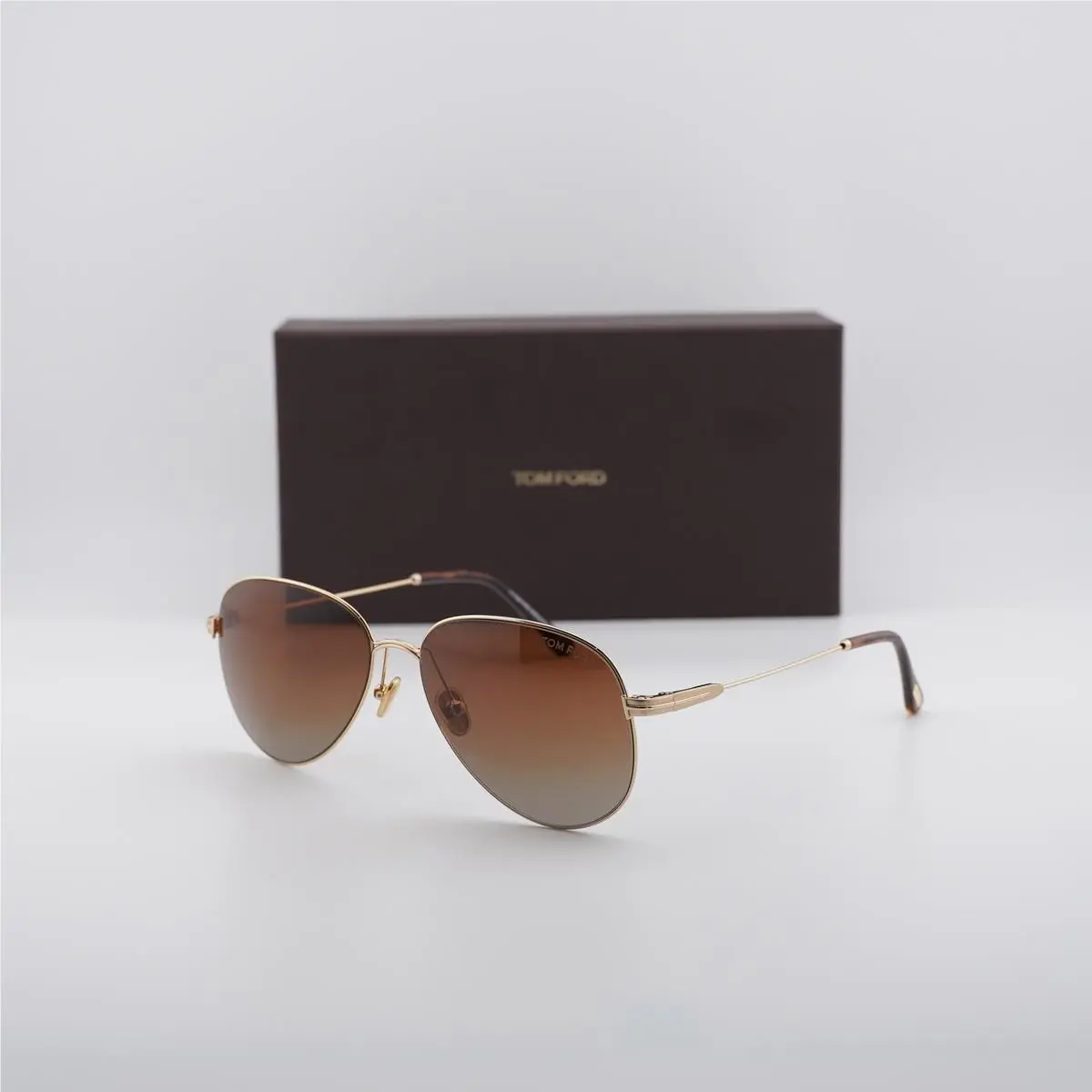 FT0993 32F Gold/gradient Brown 59-- Sunglasses by Tom Ford