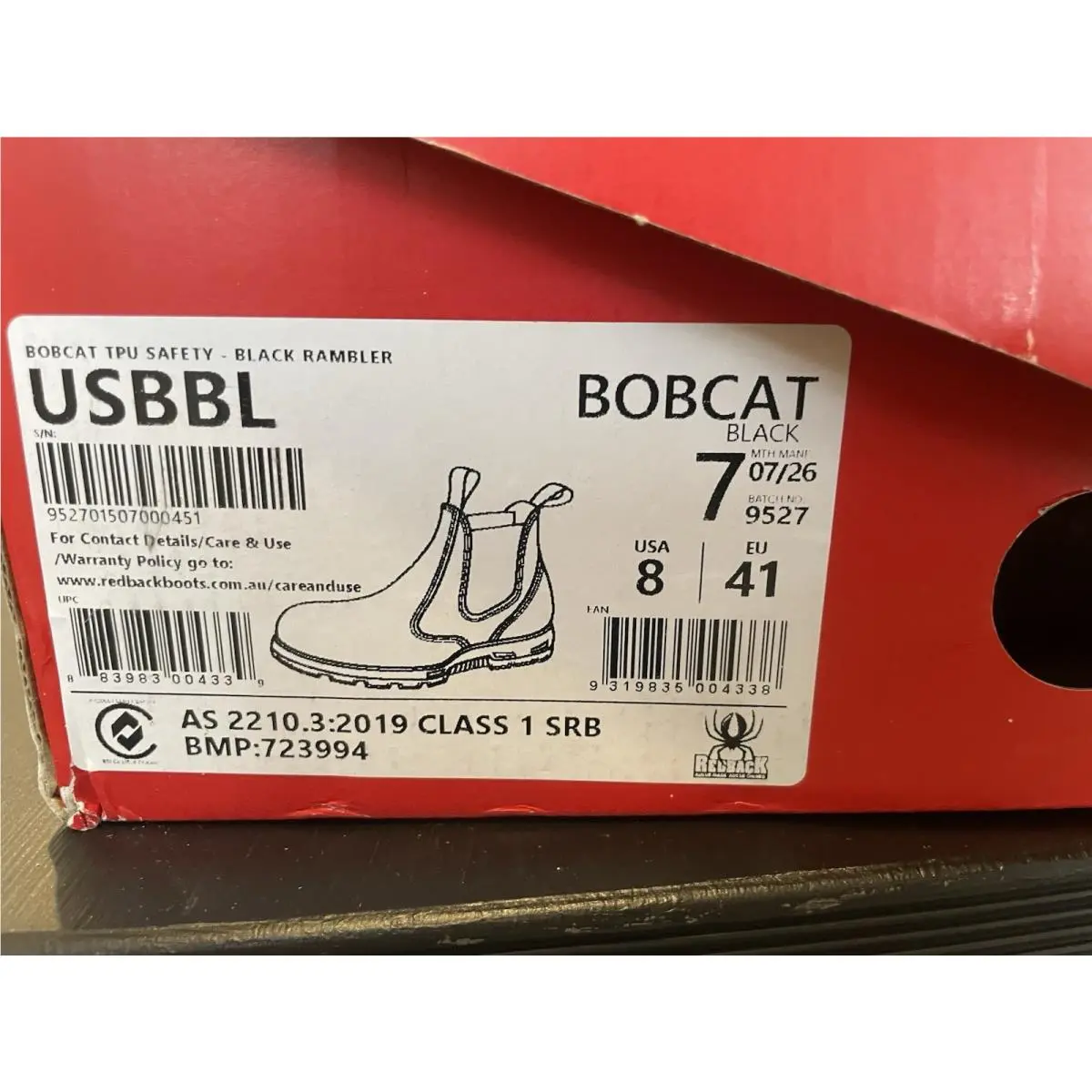 Redback shoes - redback bobcat - bobcat - Black 3