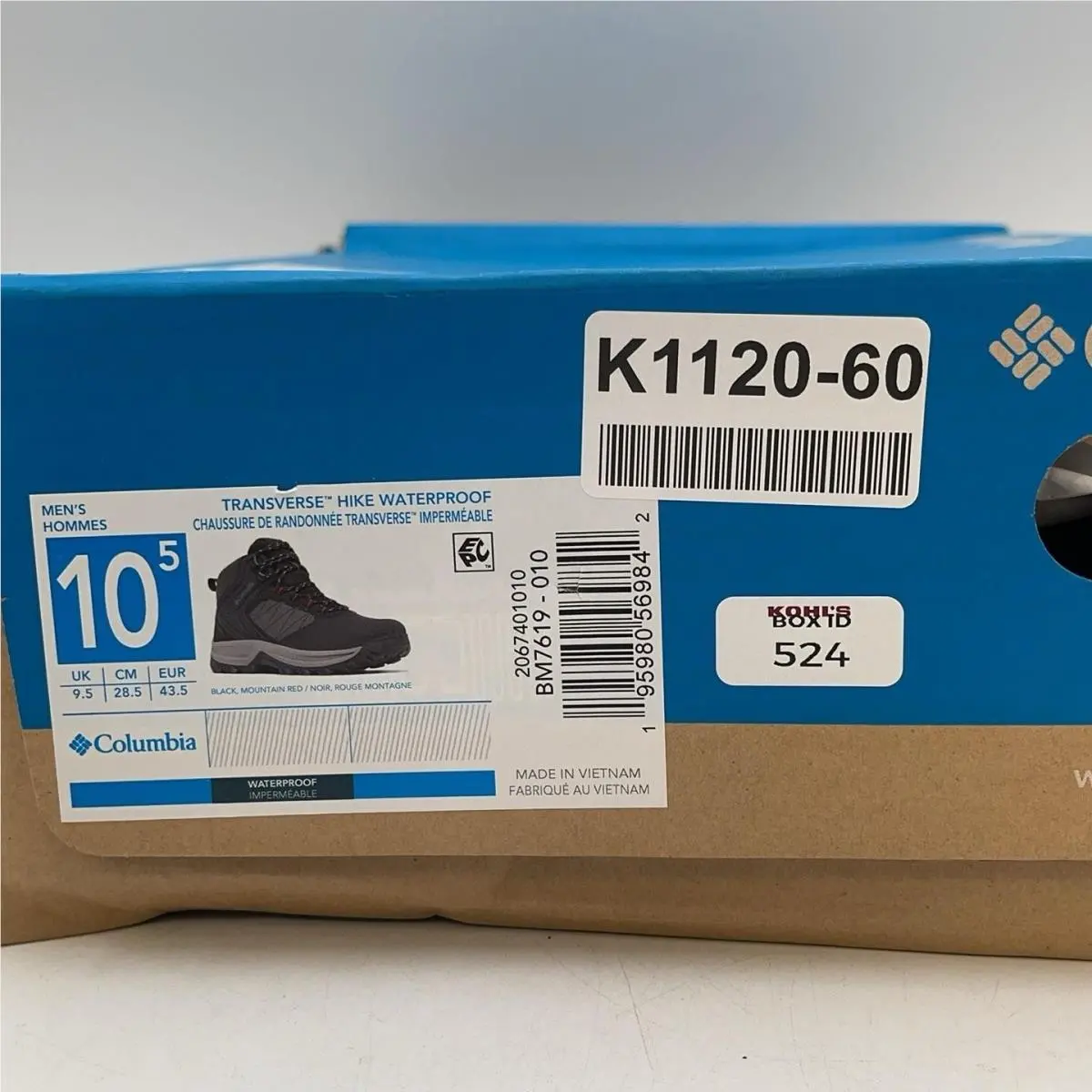 Columbia shoes - Columbia Transverse Hike Waterproof - Transverse Hike Waterproof - Black 1
