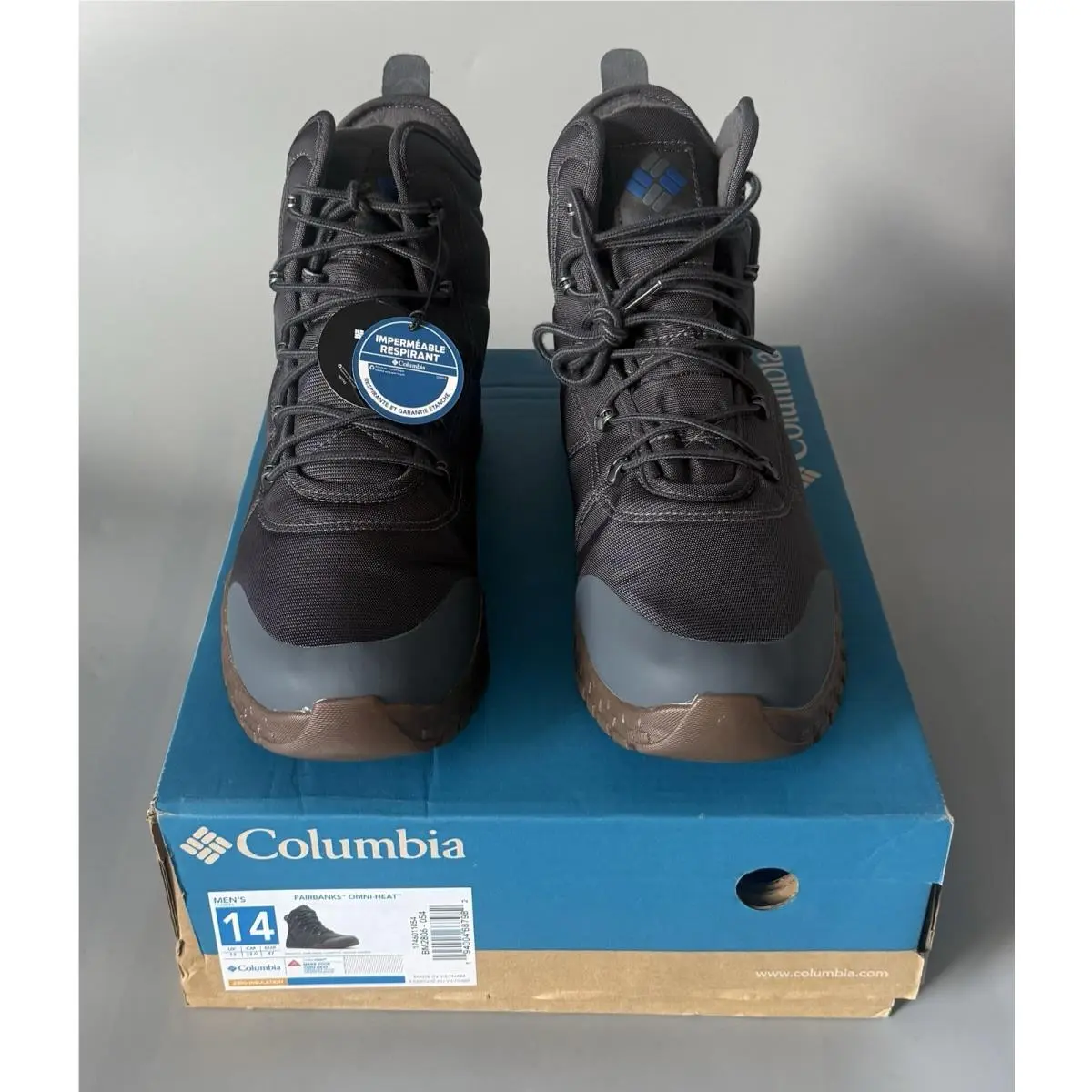 Fairbanks Omni-heat Winter Boots 200G Insulation — w/ Box — Men 14 by Columbia