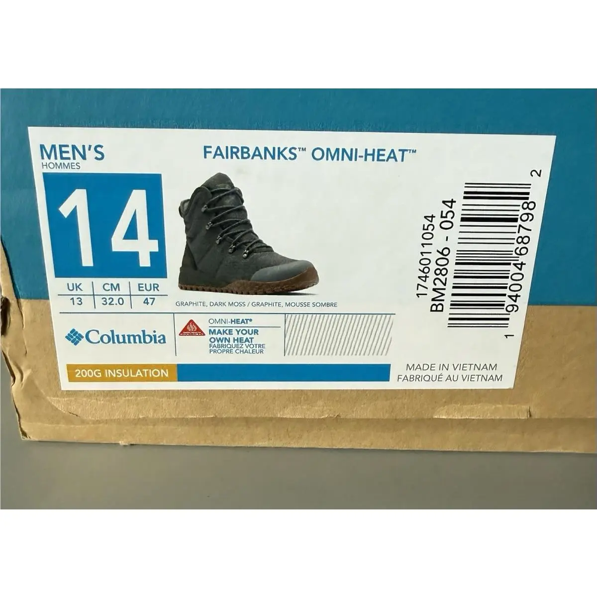 Columbia shoes - Columbia Fairbanks Omni-Heat - Fairbanks - Graphite Dark Moss (UPC: 0194004687982) 9