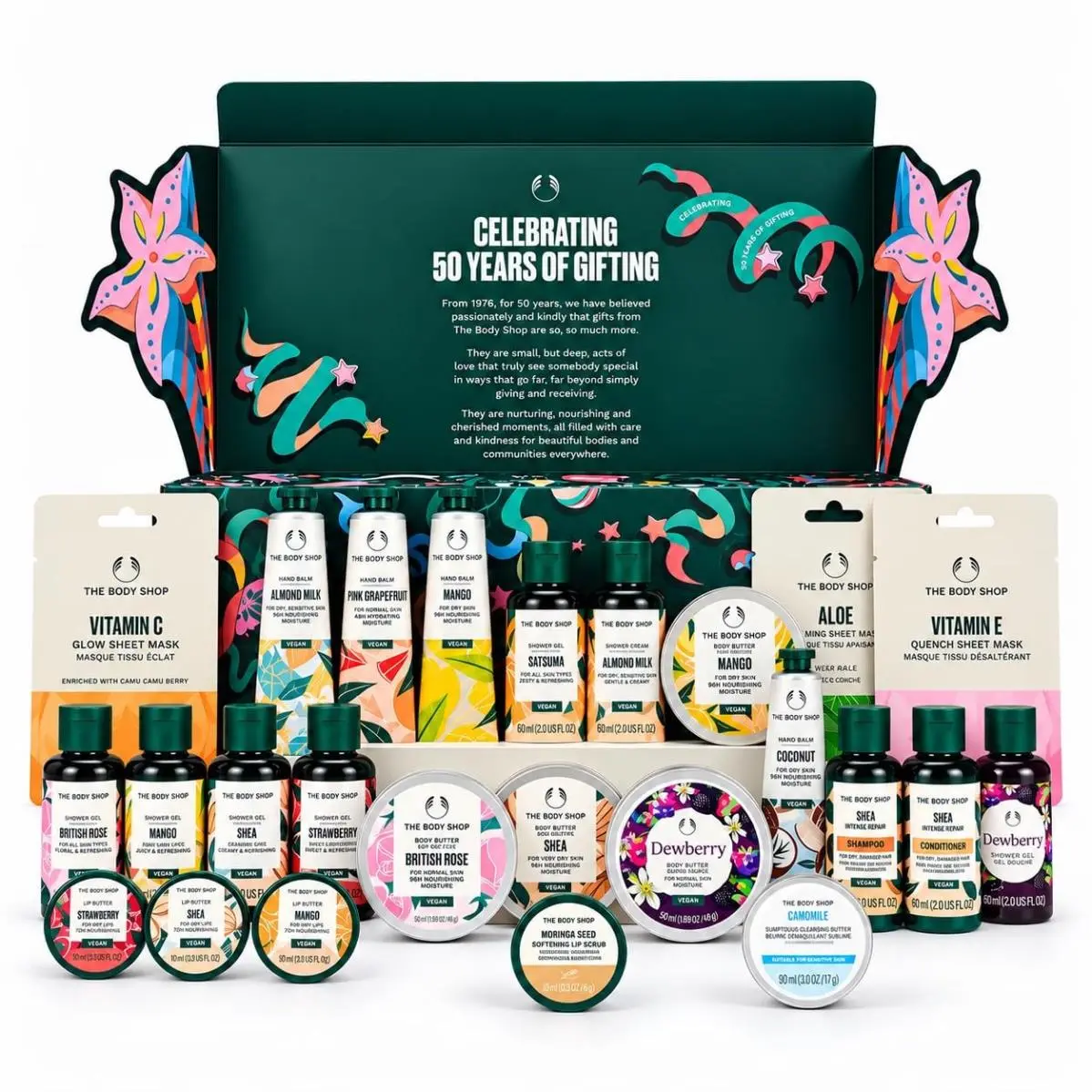 The Body Shop Classic Beauty Advent Calendar Gift Set Includes Creams by THE BODY SHOP