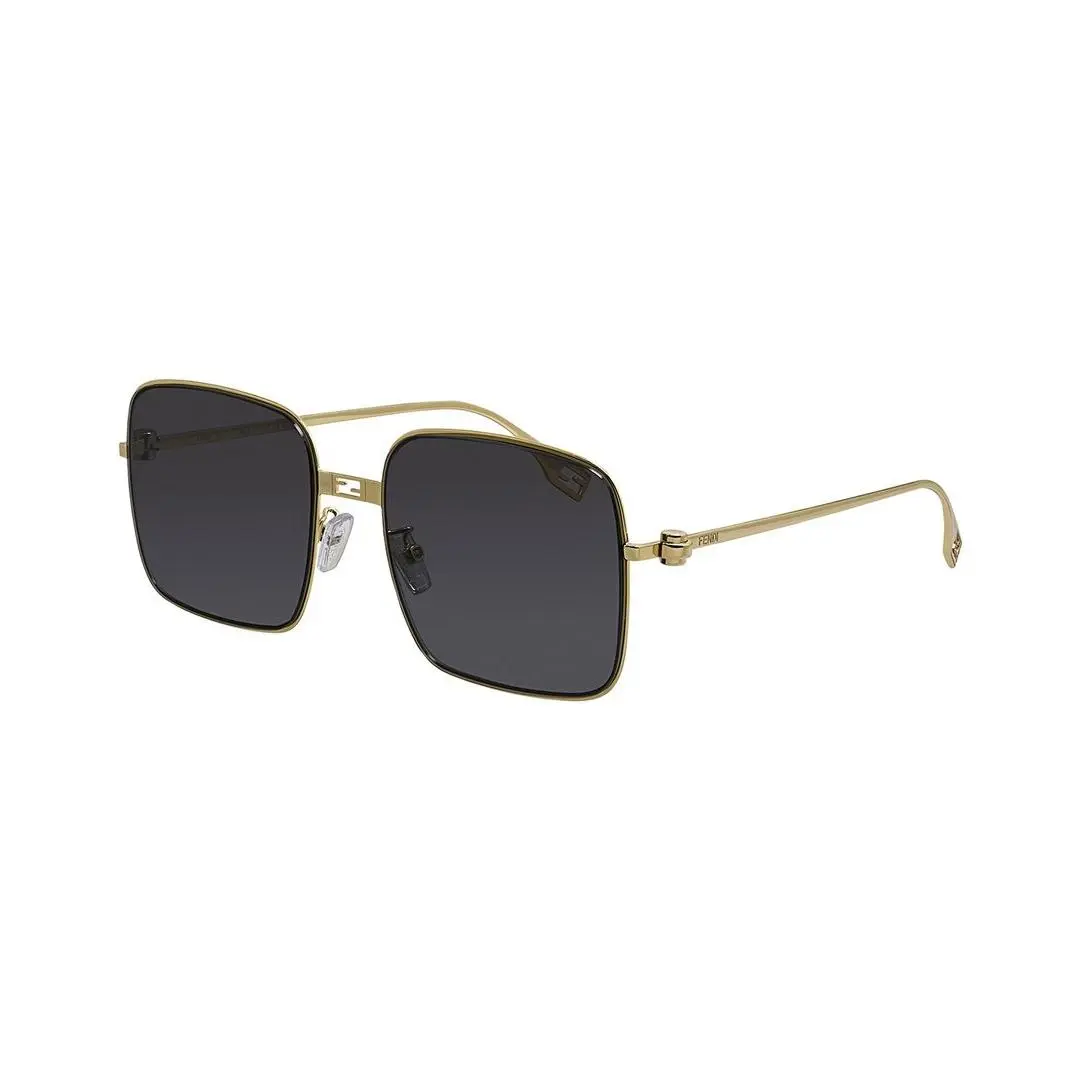 Women`s Fe40123 55Mm Sunglasses Women`s Gold by Fendi