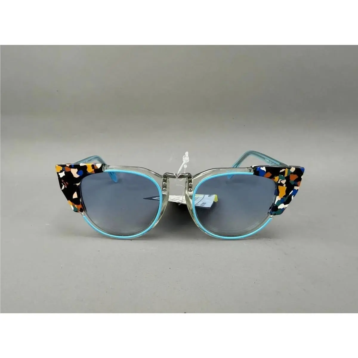 Fendi Blue FF 0074/S Cat Eye Sunglasses Rcjst 50-20-140