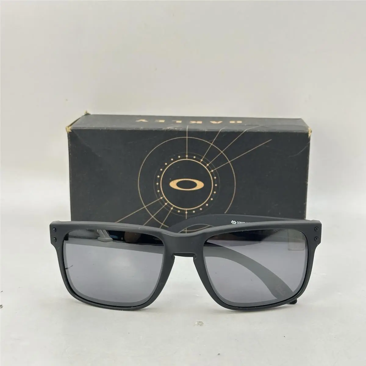 Holbrook Prizm Polarized Square Sunglasses OO9102 Matte Black by Oakley