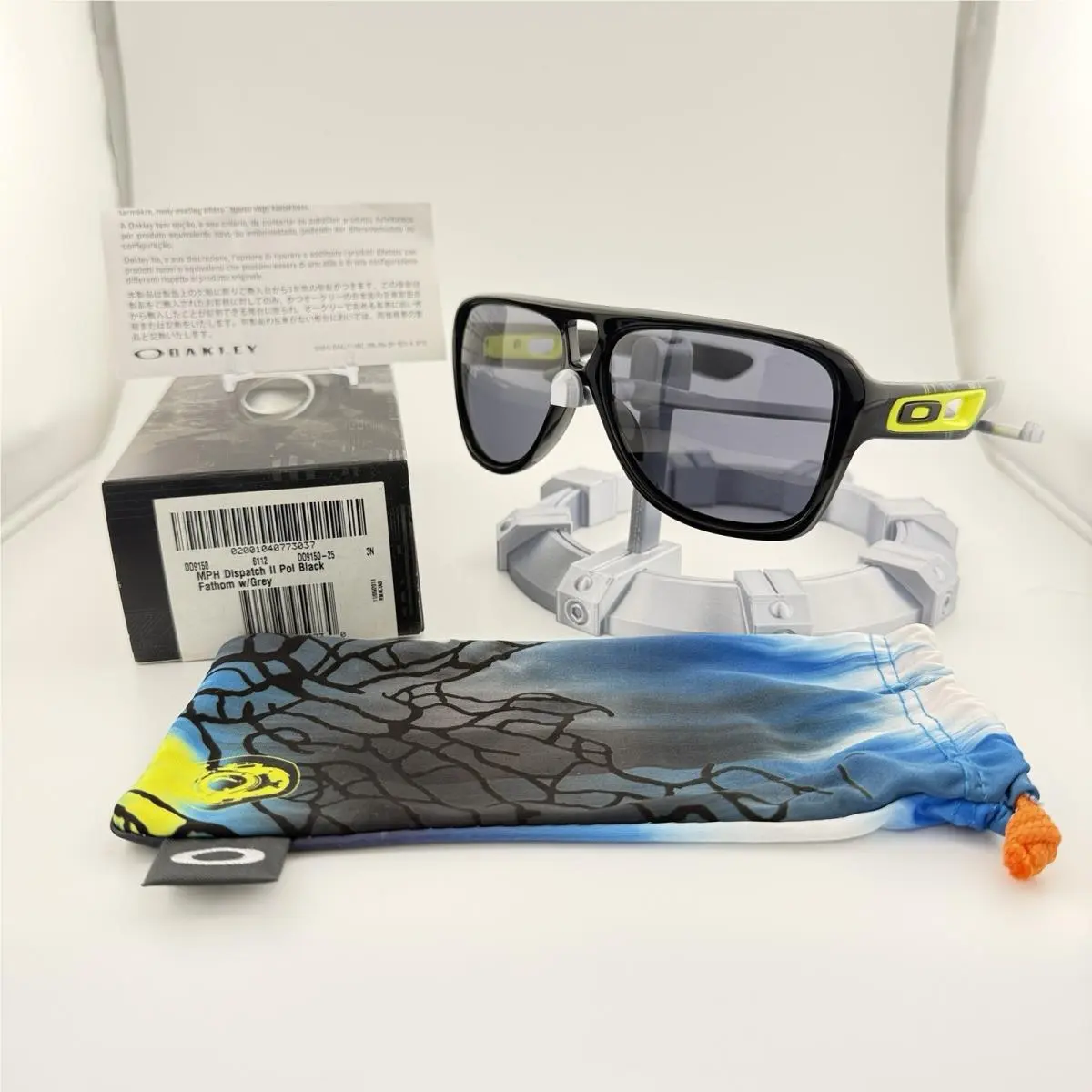 Dispatch II 2 - Mph - Fathom Black W/grey - OO9150-25 - Old Stock by Oakley
