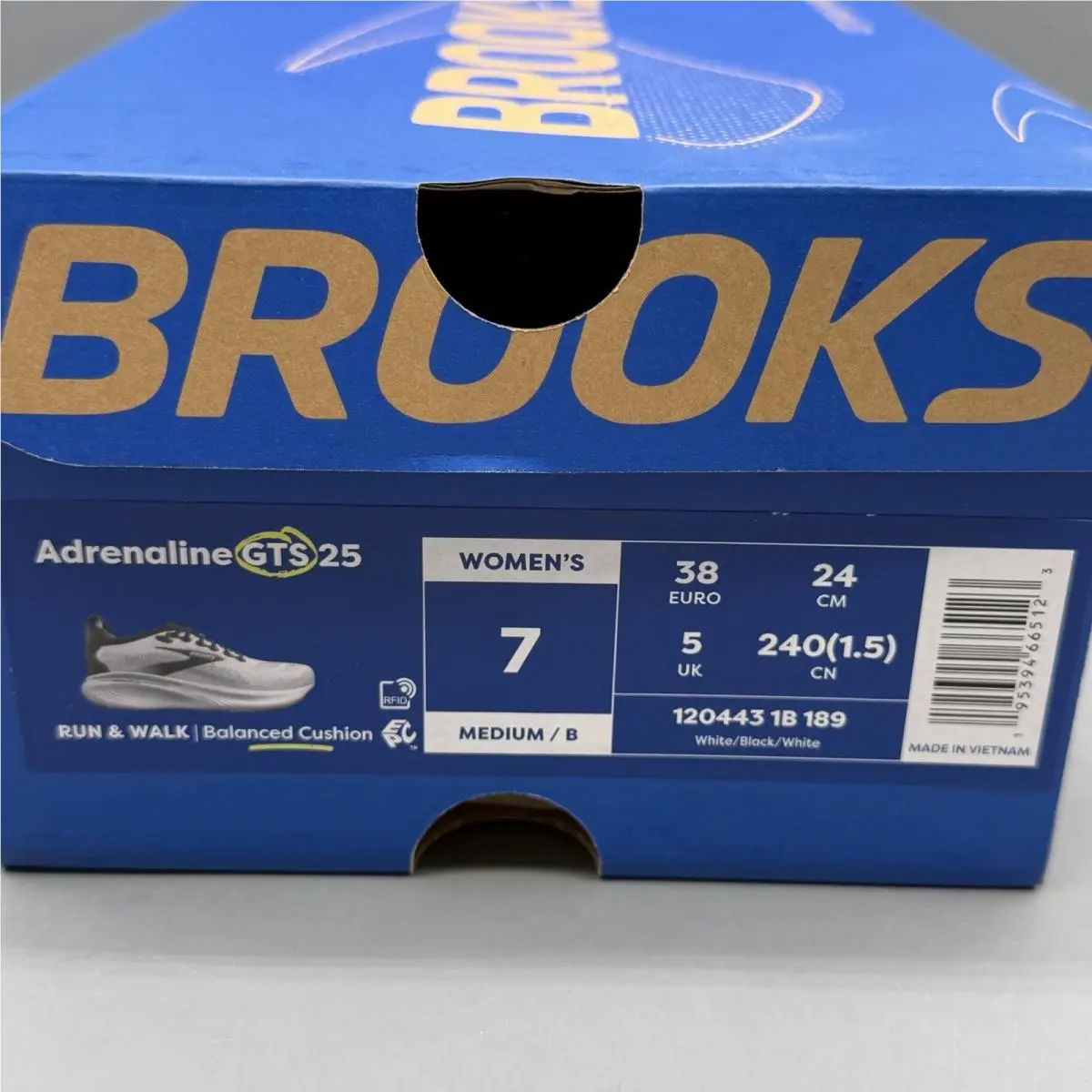 Brooks shoes - Brooks Adrenaline GTS 25 - Adrenaline GTS - 1204431B189 - White/Black (UPC: 0195394665123) 16