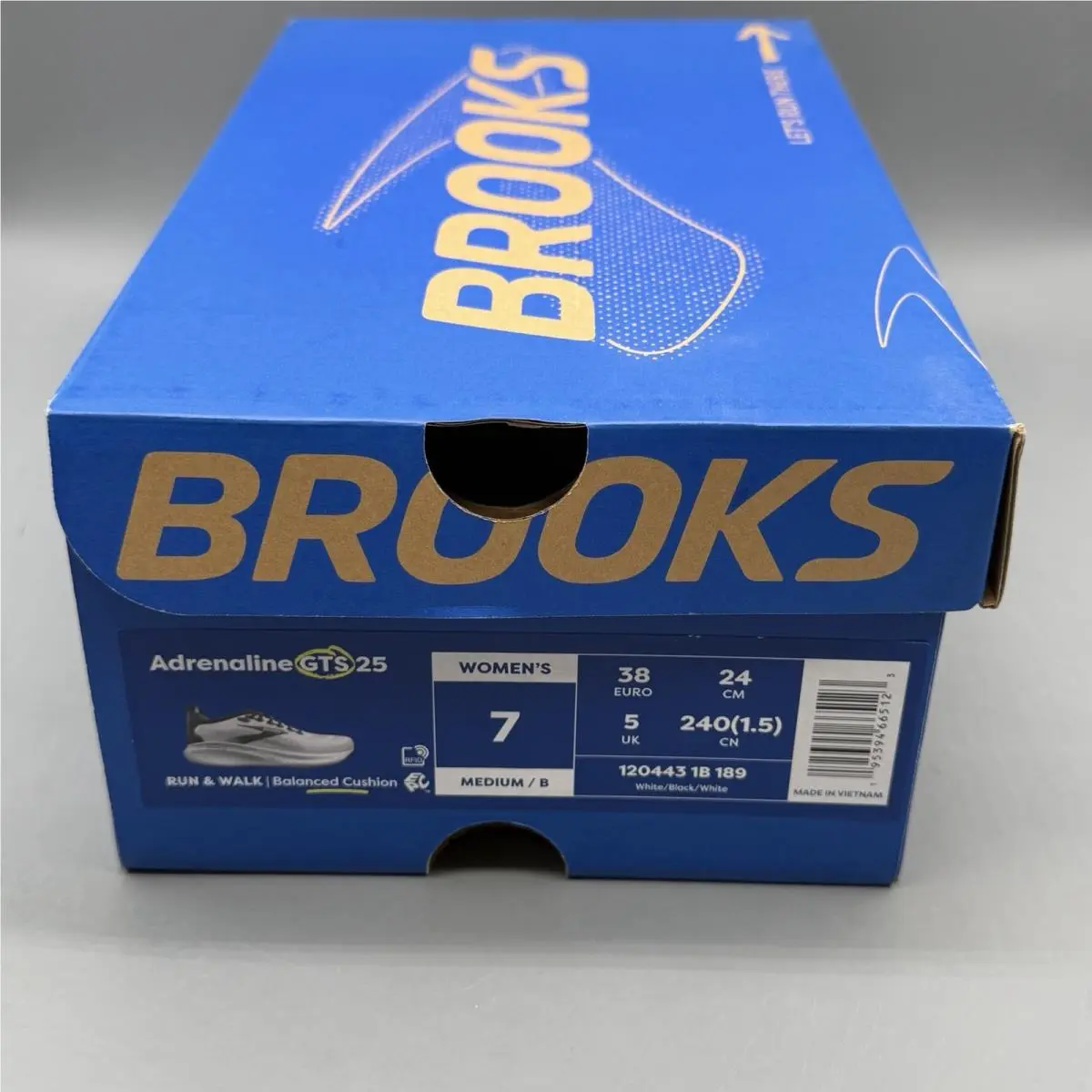 Brooks shoes - Brooks Adrenaline GTS 25 - Adrenaline GTS - 1204431B189 - White/Black (UPC: 0195394665123) 17