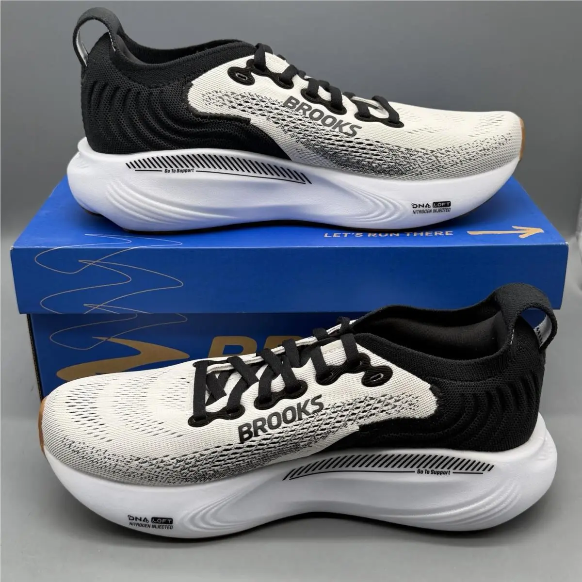 Brooks shoes - Brooks Adrenaline GTS 25 - Adrenaline GTS - 1204431B189 - White/Black (UPC: 0195394665123) 1