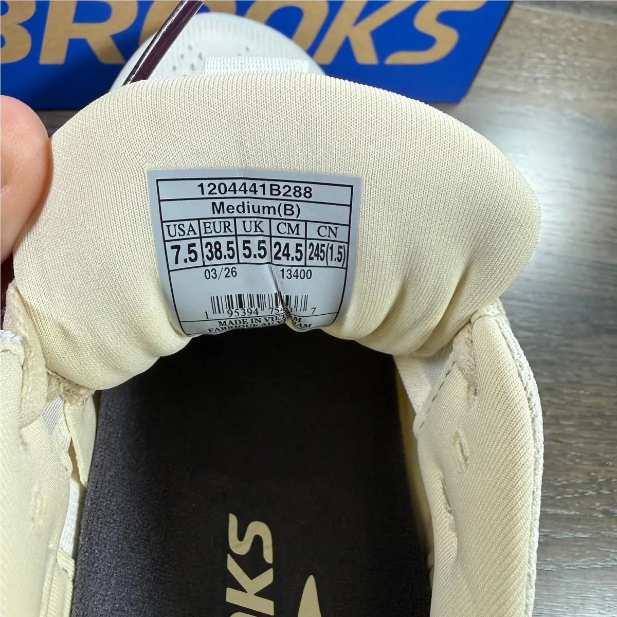 Brooks shoes - Brooks Ariel - Ariel - 1204441B288 - Coconut/Sand/Potent Purple (UPC: 195394754537) 13