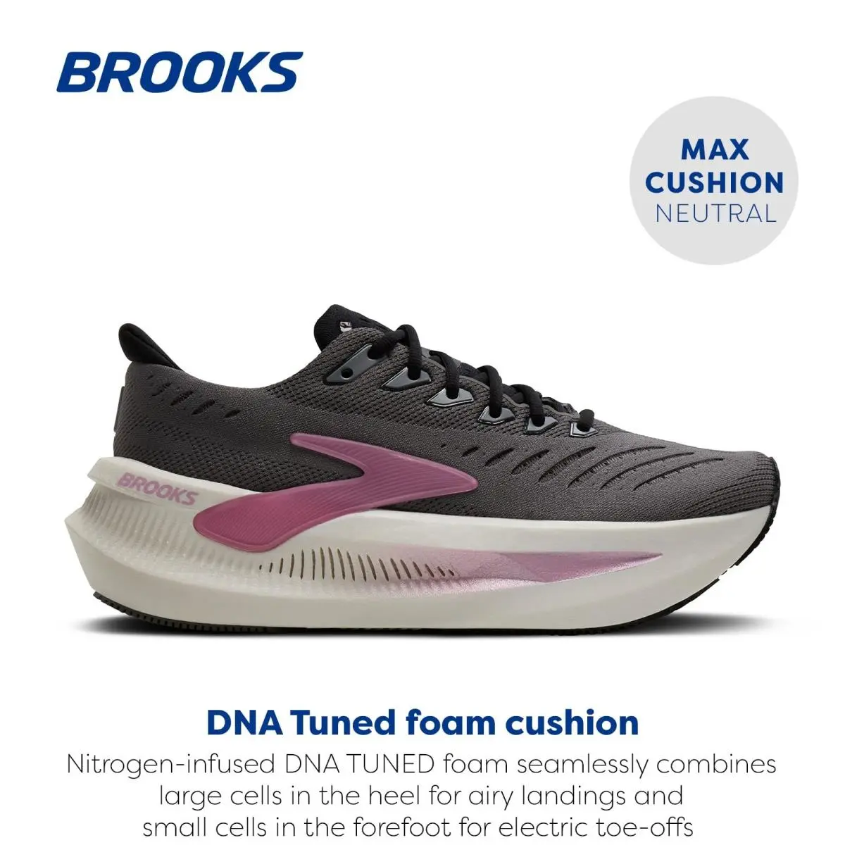 Brooks shoes - 1204681B059075 - 1204681B059075 - Gray (UPC: 195394780925) 0