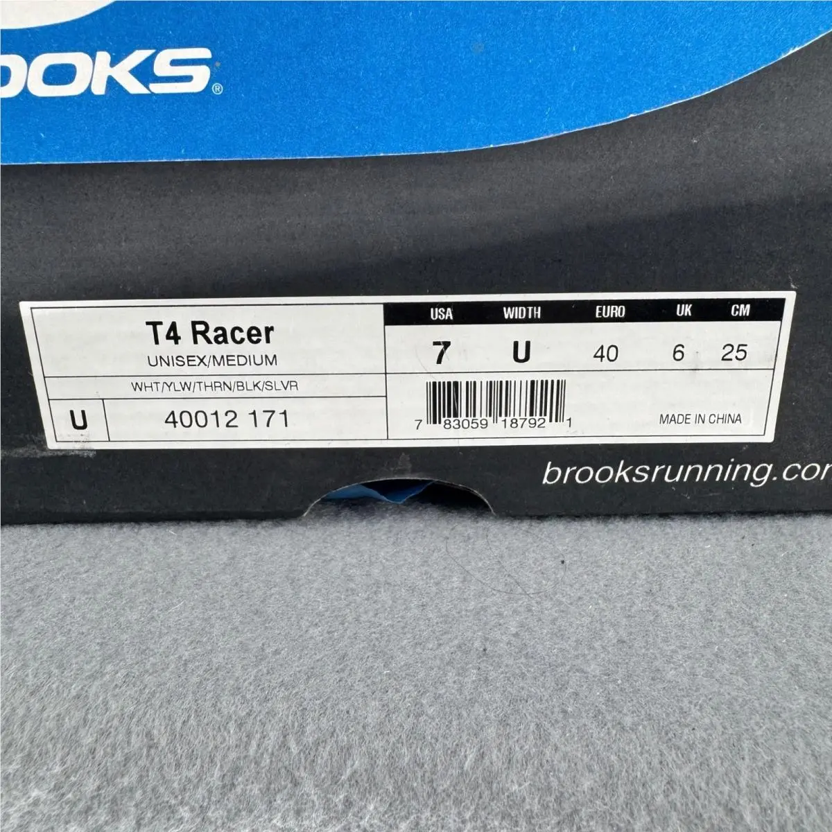 Brooks shoes - T4 Racer - Racer - Multicolor 8