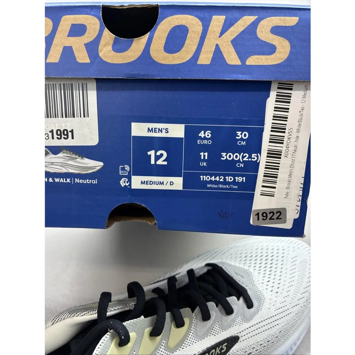 Brooks shoes - Brooks Ghost 17 - Ghost - White 5
