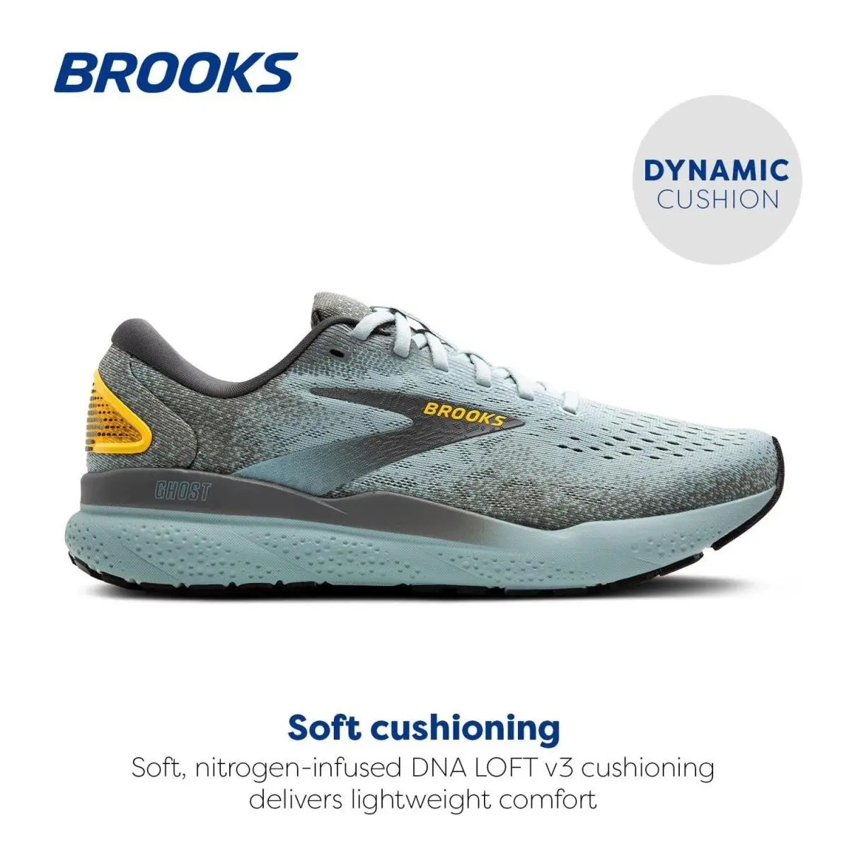 Brooks shoes - Brooks Ghost 16 - Ghost - Gray 2