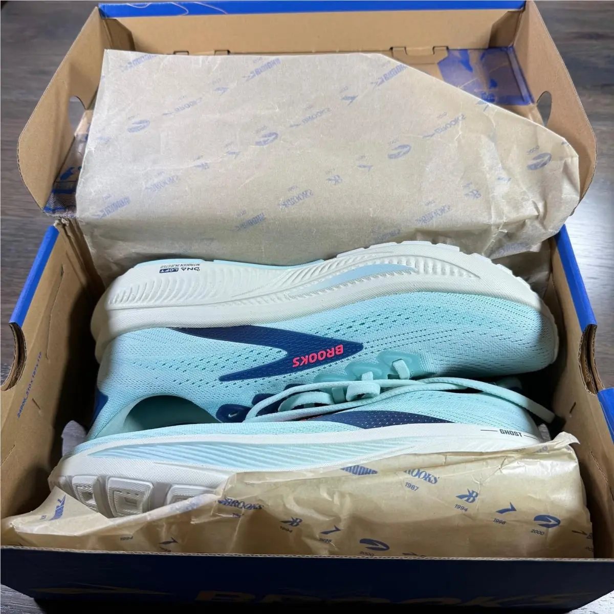Brooks shoes - Brooks Ghost 17 - Ghost - 1204311B427 - Clearwater/Navy Peony (UPC: 195394690927) 3