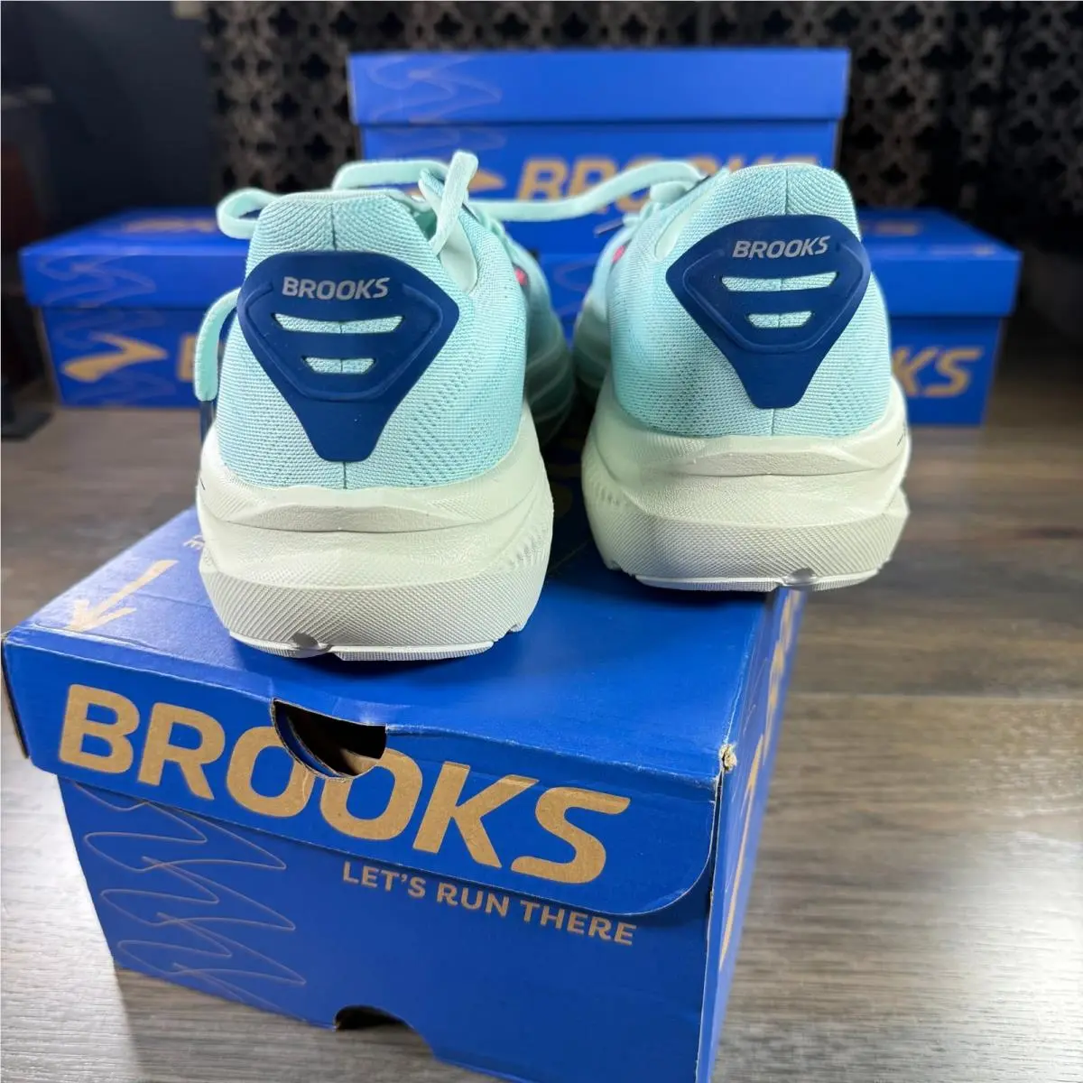Brooks shoes - Brooks Ghost 17 - Ghost - 1204311B427 - Clearwater/Navy Peony (UPC: 195394690927) 6