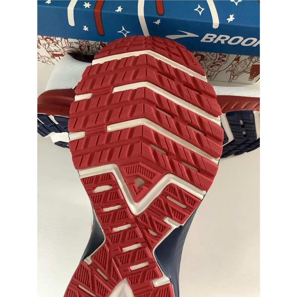 Brooks shoes - Brooks Launch 7 Stars Stripes Run USA 4th of July - White 7