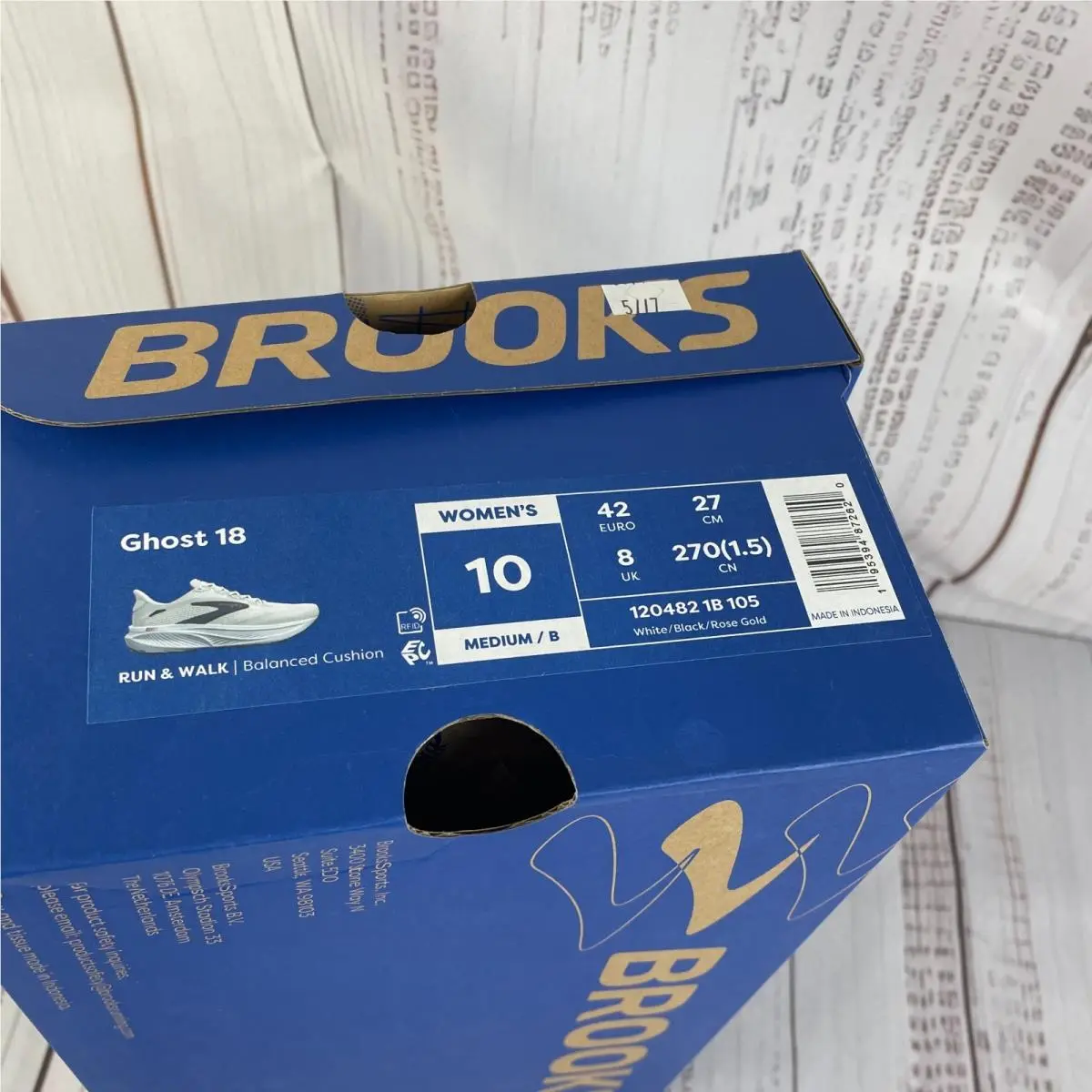Brooks shoes - Brooks Ghost 10 - Ghost - White (UPC: 195394872620) 8