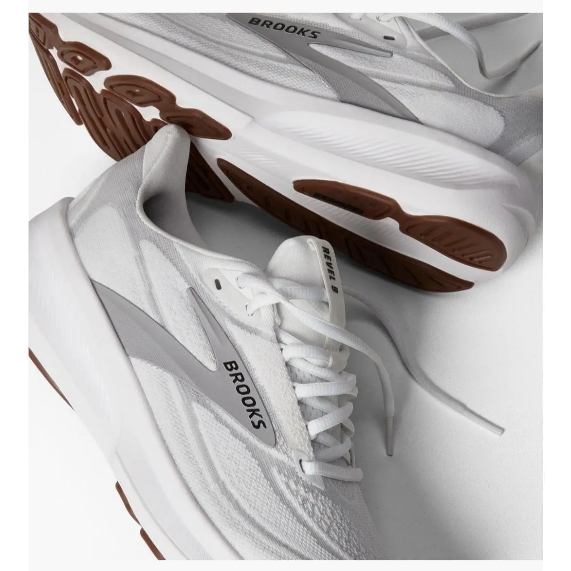Brooks shoes - Brooks Revel - Revel - White/Grey/Black 0