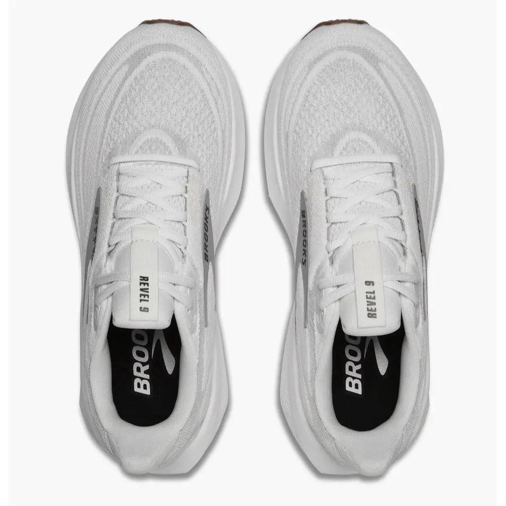Brooks shoes - Brooks Revel - Revel - White/Grey/Black 3