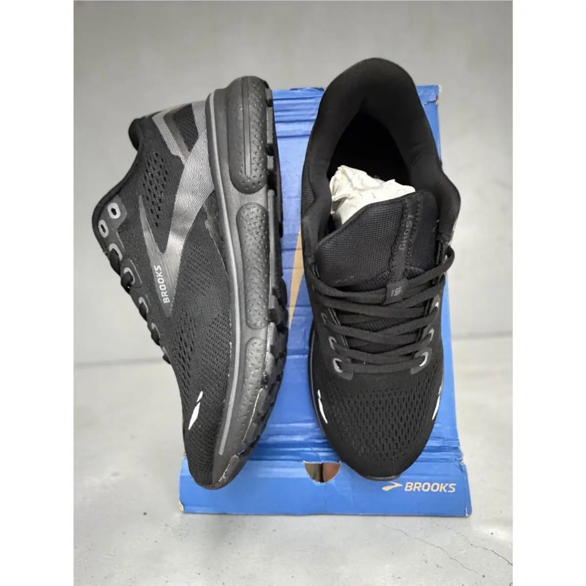 Brooks shoes - Brooks Ghost 15 - Ghost - 110393 1D 020 - Black (UPC: 195394137248) 10