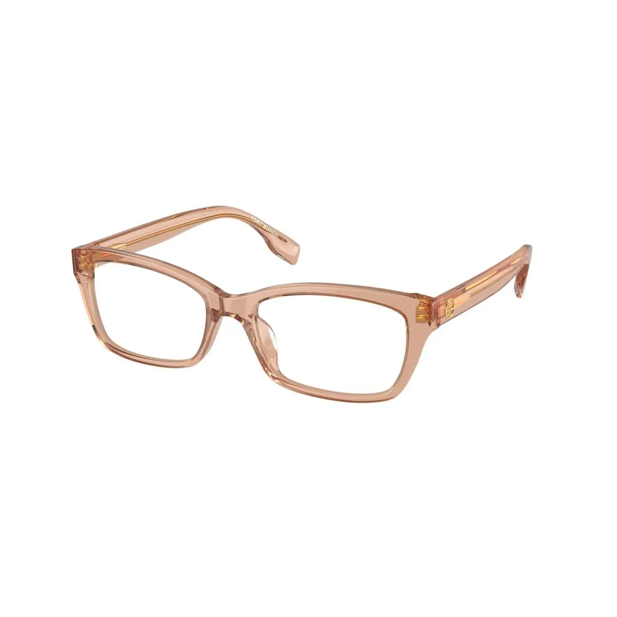 TY 2144 U Transparent Brown 1954 Size 51 Eyeglasses by Tory Burch