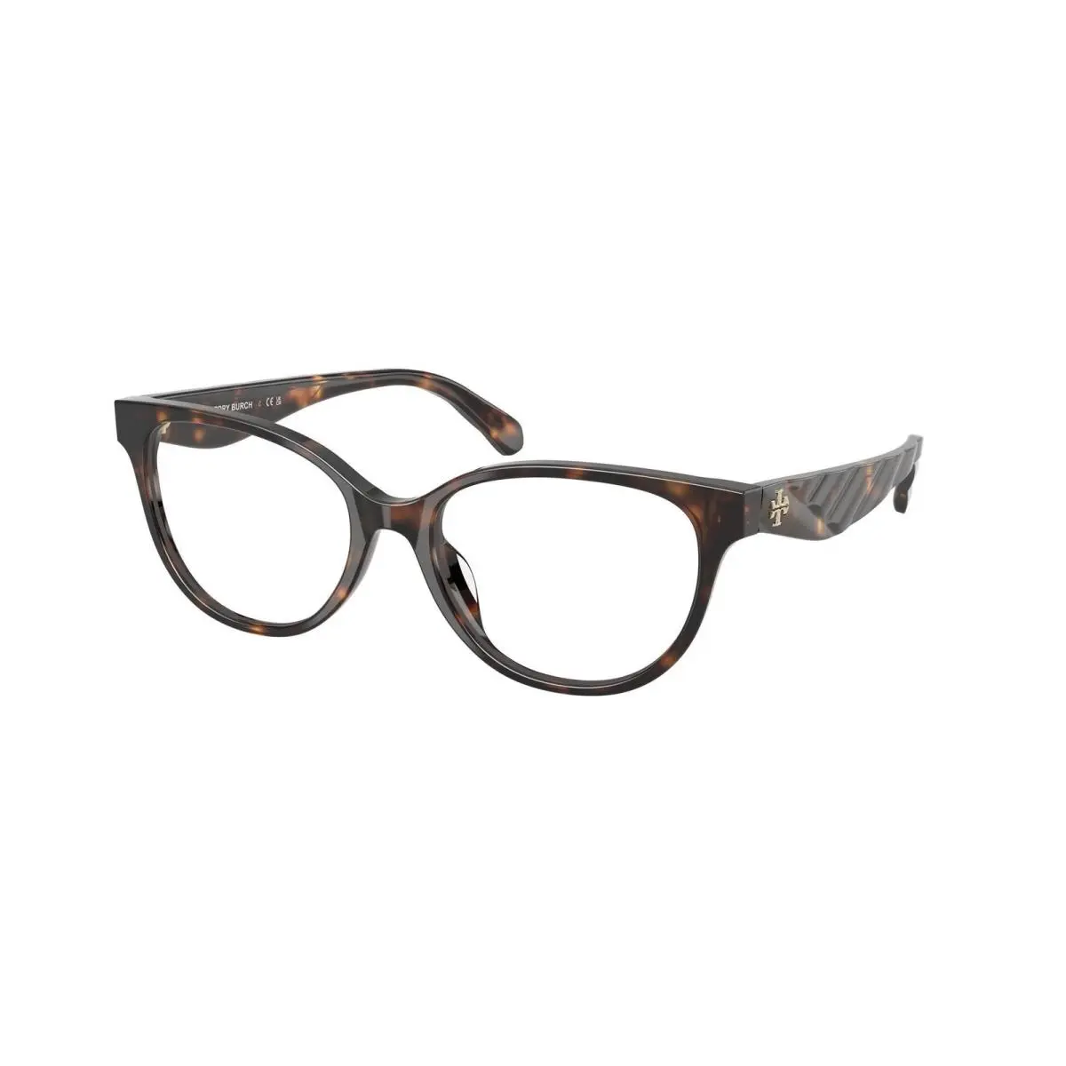TY 2157 U Dark Tortoise / Demo 1964 Size 53 Eyeglasses by Tory Burch