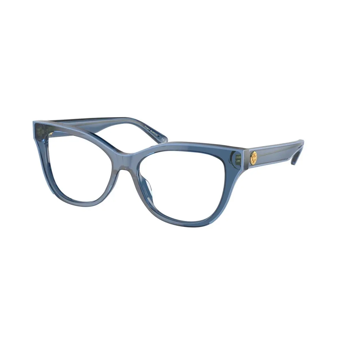 TY 2147 U Transparent/blue Blue 2003 Size 54 Eyeglasses by Tory Burch