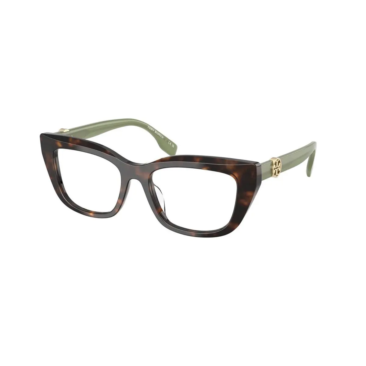 TY 2158 U Dark Tortoise / Demo 1964 Size 51 Eyeglasses by Tory Burch