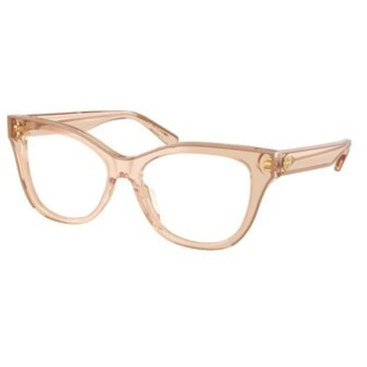 TY 2147 U Trans Light Brown/tan Piping / Demo 2056 Size 54 Eyeglasses by Tory Burch