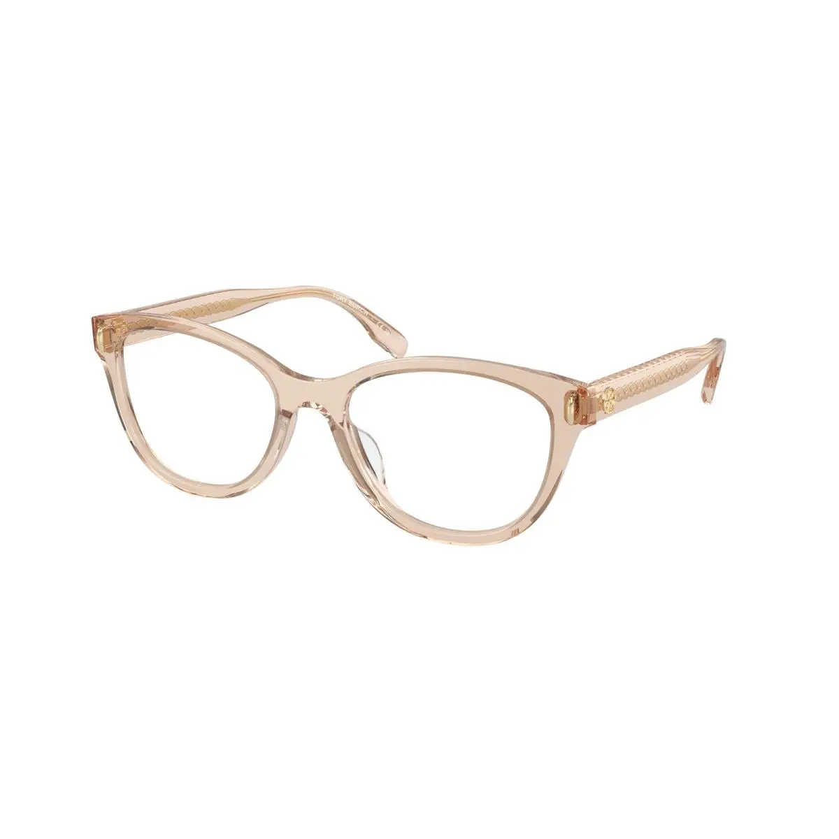 TY 2137 U Transparent Brown 1954 Size 53 Eyeglasses by Tory Burch