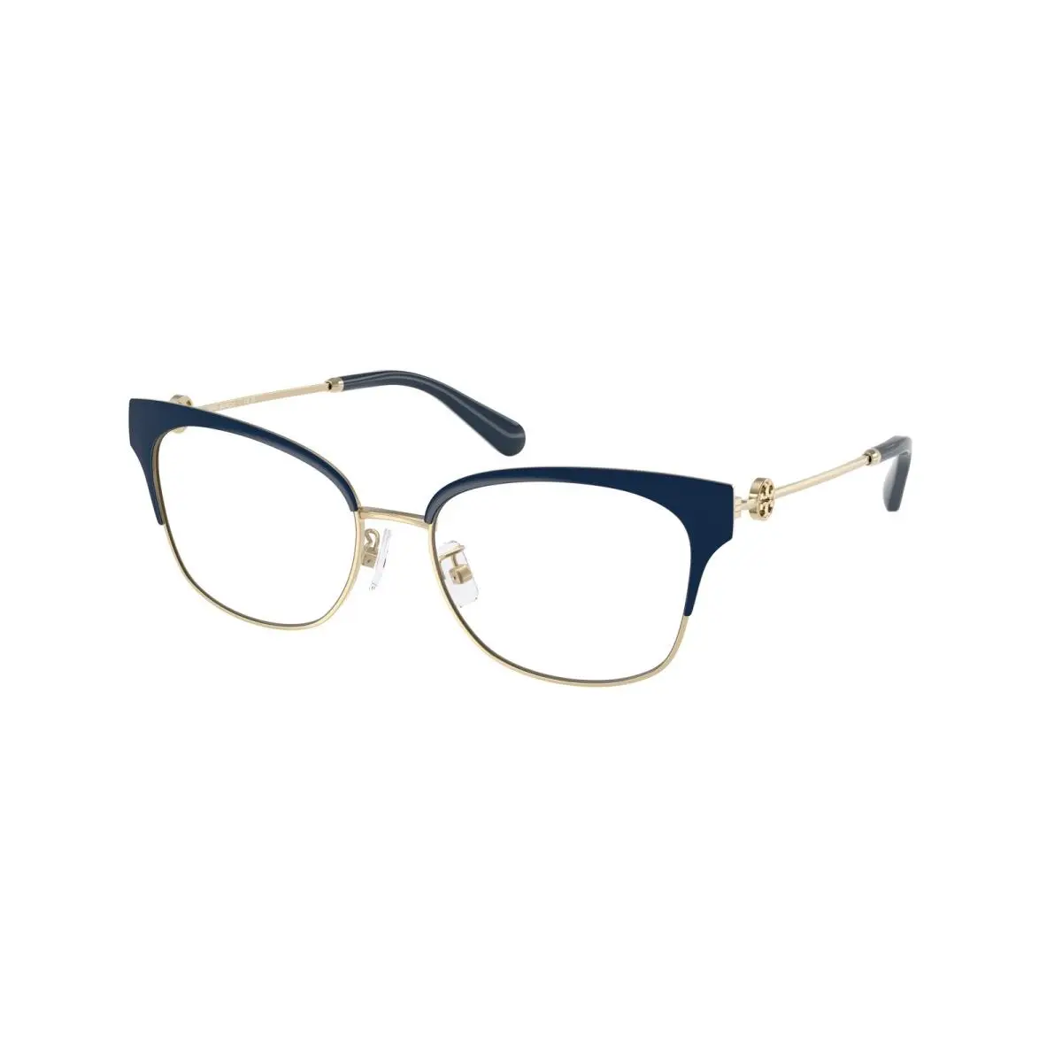 TY 1089 Shiny Gold/ Navy / Demo 3349 Size 52 Eyeglasses by Tory Burch