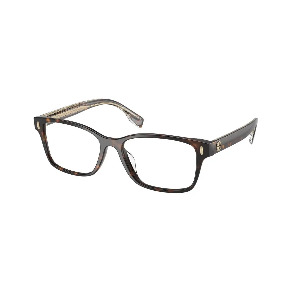TY 2151 U Dark Tortoise 1728 Size 53 Eyeglasses by Tory Burch