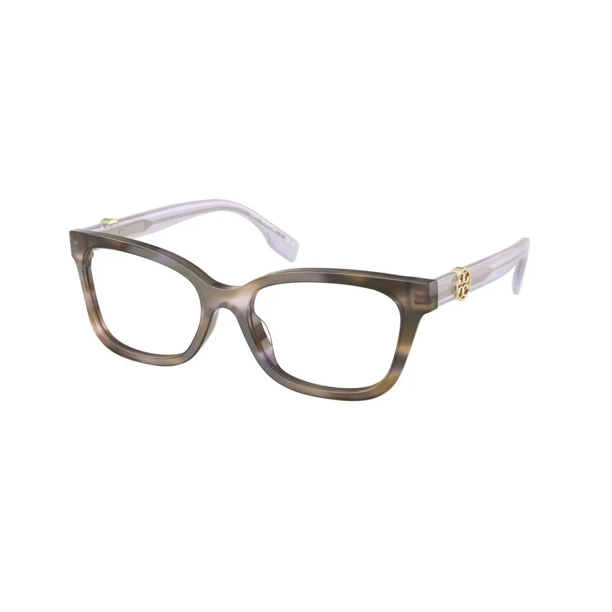 TY 2159 U Striated Purple / Demo 2027 Size 49 Eyeglasses by Tory Burch