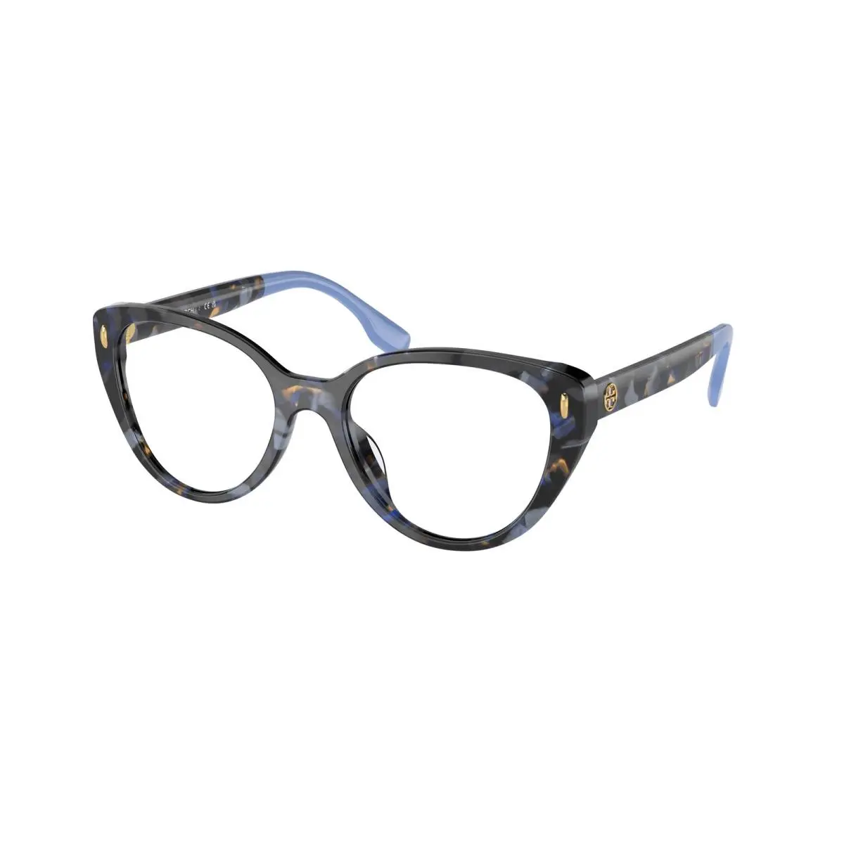 TY 2143 U Blue Tortoise 1957 Size 50 Eyeglasses by Tory Burch