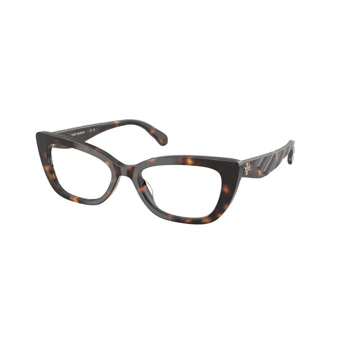 TY 2155 U Dark Tortoise / Demo 1964 Size 52 Eyeglasses by Tory Burch
