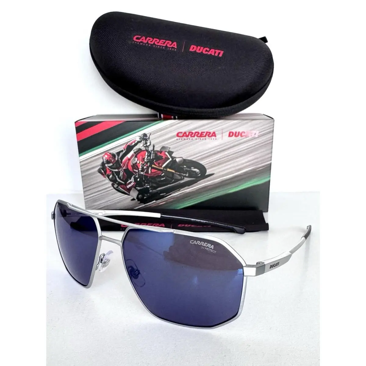 Carrera Ducati CARDUC-037/S Men Sunglasses Palladium / Blue 61mm
