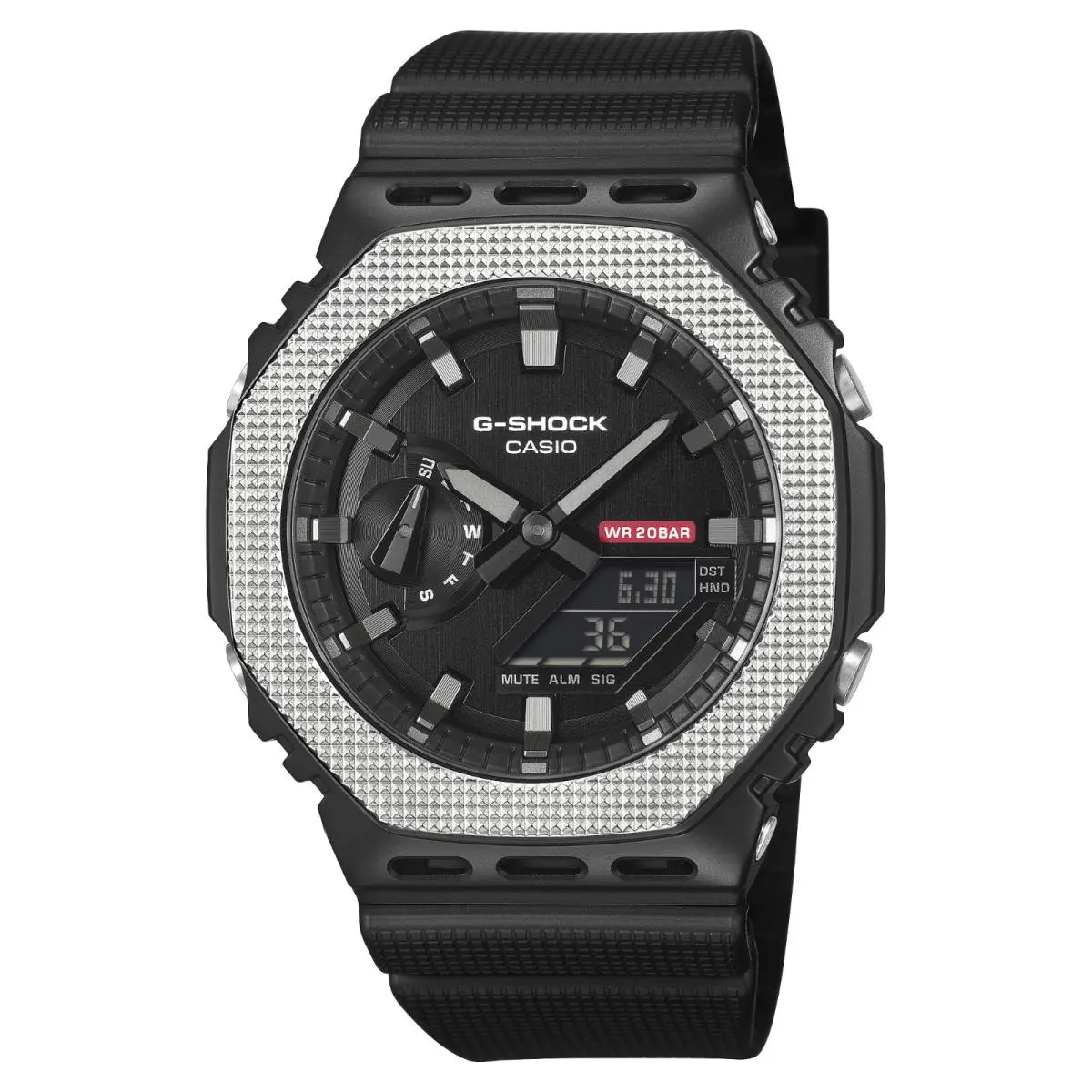 Casio G-shock GM2100BM-1A 2100 Series Black Watch Digital Analog Watch