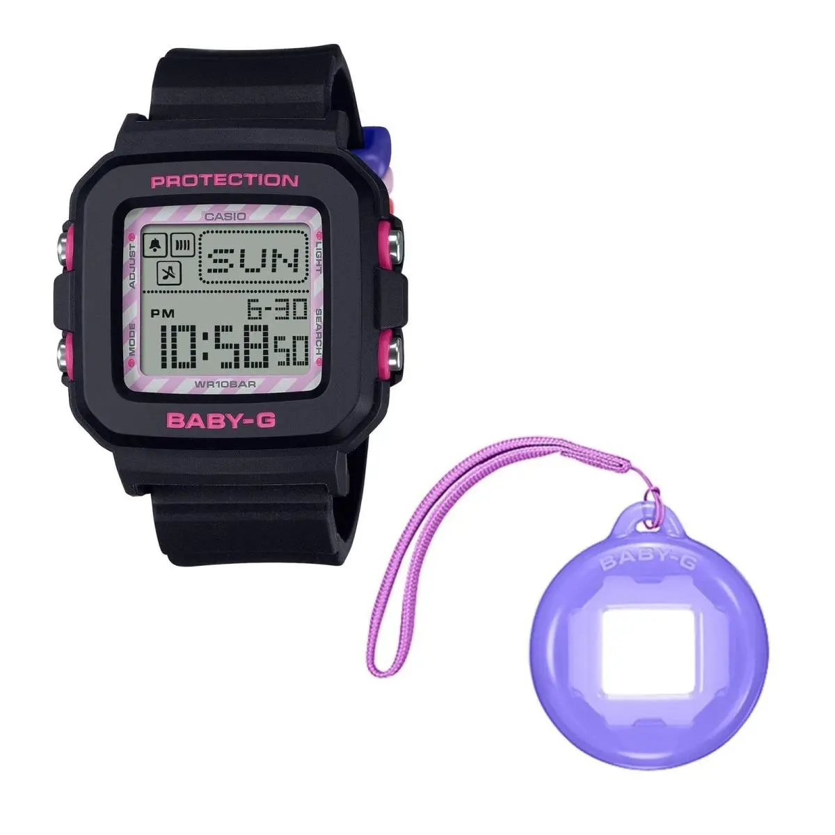 Baby-g＋plus BGD-10KKM-1JR Kuromi Collaboration Women Watch by Casio