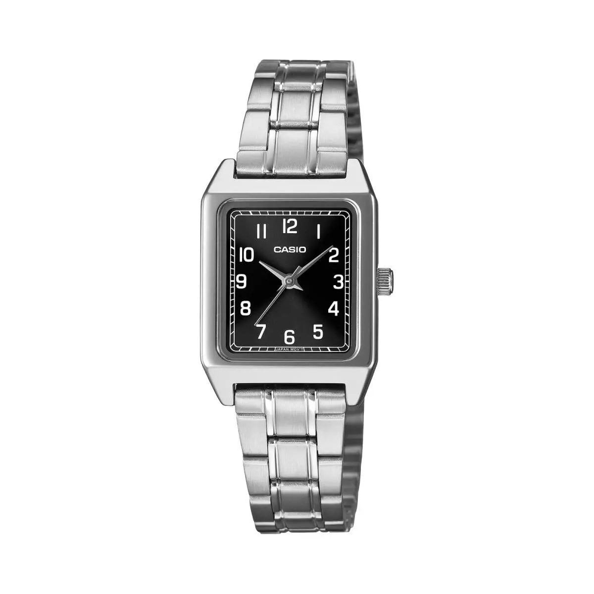 Women`s Black Dial Stainless Steel Classic Analog Watch - LTP-B150DA-1BDF by Casio